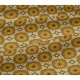 thumbnail image 5 of oneOone Georgette Viscose Fabric Leaves & Floral Block Printed Craft Fabric BTY 42 Inch Wide, 5 of 5