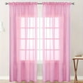 thumbnail image 4 of Elegant Solid Color Semi Sheer Window Curtains – Perfectly Light Filtering for Style & Functionality in Your Living Spaces, 4 of 8