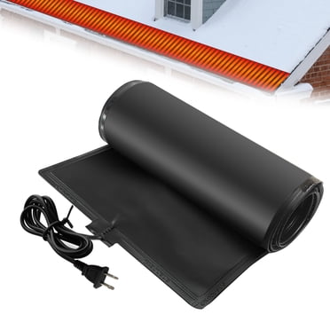 FullyWarms Eco-Friendly 10ft x 13in Heated Snow Melting Mats,120V 380 Watts for Roof,Driveway, Walkways, Sidewalks, Patios, Porch Winter Snow Removal