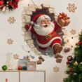 thumbnail image 4 of Autocollant de Fenêtre Père Noël Brisé, 4 of 9