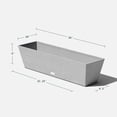 thumbnail image 3 of Veradek Pure Series Window Box 36" Plastic Planter, 3 of 7