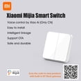 thumbnail image 2 of Riwcyla Mijia Smart Switch Wall Switch Single And Dual Open Remoto Control Support Voice Control Smart Intelligent For Smart Home(DHKG01ZM), 2 of 6