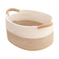 thumbnail image 4 of Rope Woven Baskets for Organization, Simple Nordic Small Basket, Multifunctional 22cmx16cmx11cm, 4 of 8