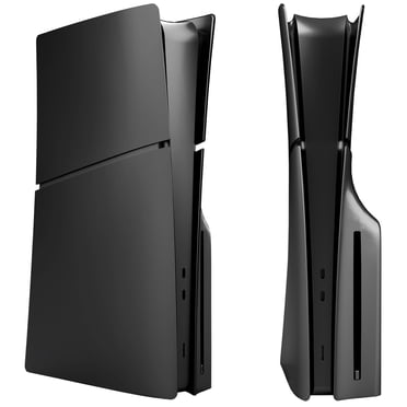 Replacement Plates for PS5 Slim Game Console Replacement Shell Anti-Scratch Host-Front Back Cover Plate