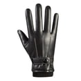 thumbnail image 2 of XYAIYT Gants d'Hiver pour Hommes, Boucle de Poignet Réglable, Écran Tactile, Compatible avec Cyclisme en Plein Air, Cadeau de Course, Costume Décontracté en Polyester et Velours, Chaud et Coupe-Vent pour Temps Froid, 2 of 7