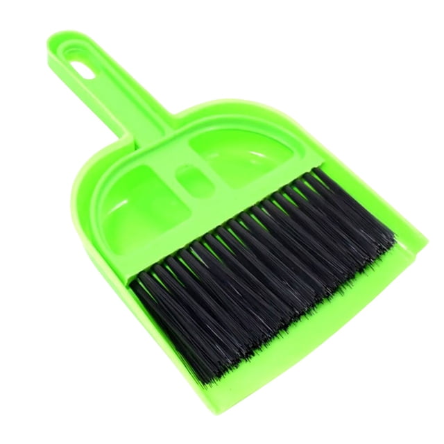 BINGLI Small Dustpan and Brush Set, Mini Hand Broom and Dustpan Cleaning Tool, for Desk, Car, Keyboard, Countertop, and Pet Nest, Compact Whisk Broom and Pan