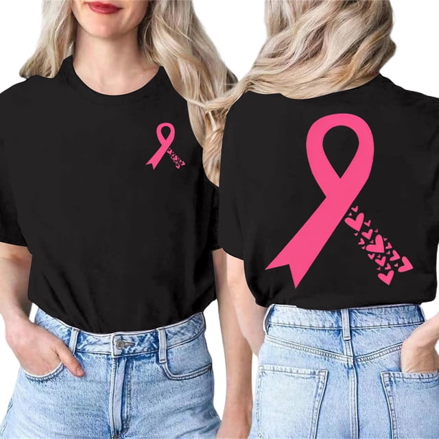 Women's T-Shirts Casual Short Sleeve Tops for Daily and with Round Neck Design