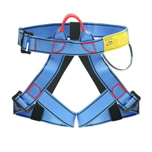 Climbing Straps Protect Waist Gurness Half Body Harness for Climbing Tree Blue