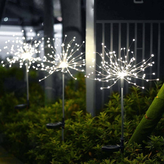 Chmadoxn Home Decor, Room Decor, Wall Decor Courtyard Decoration Led Solar Light Flower Arrangement Lamp (Shape Can Be Changed Manually) Solar lamp