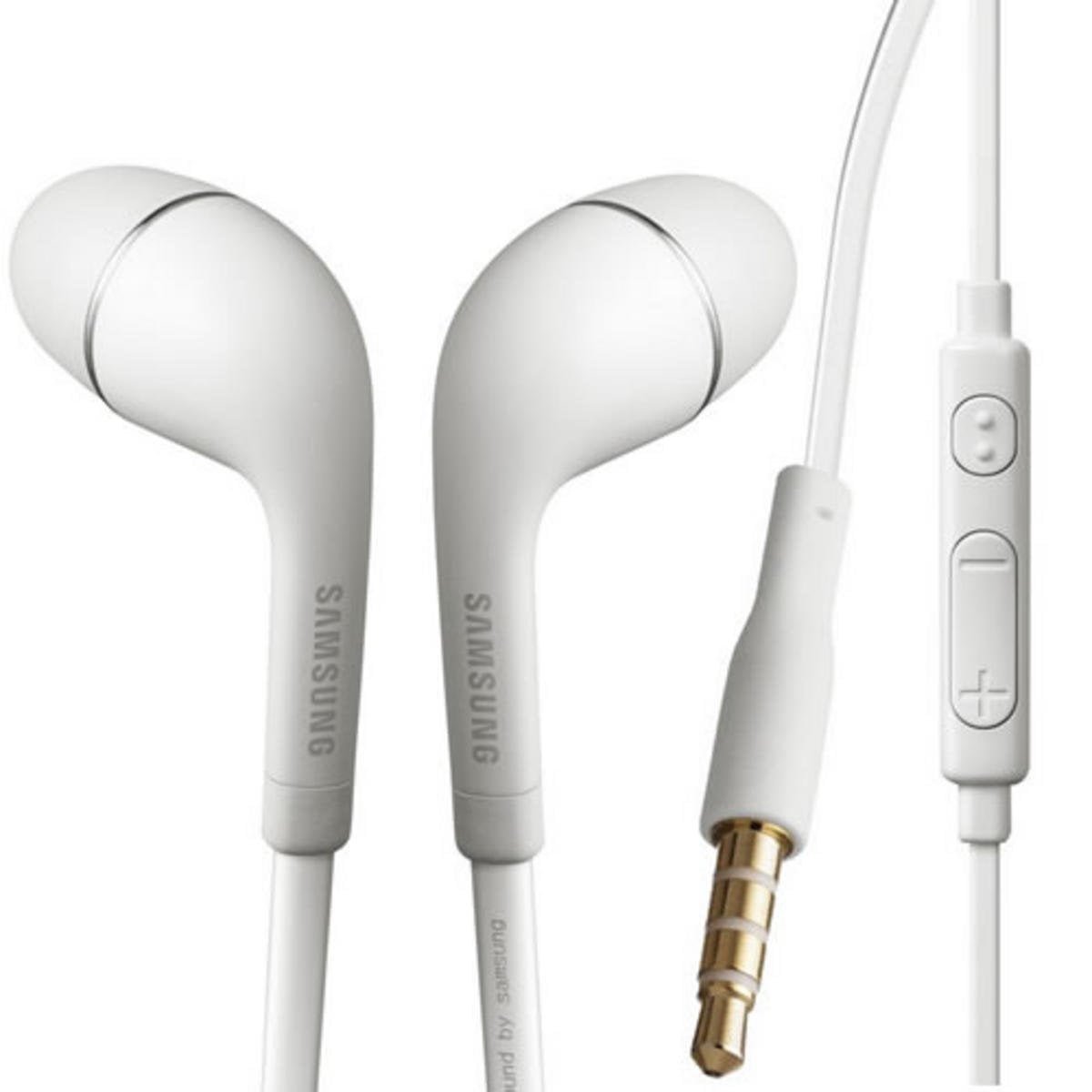 ( 2 PACKS ) SAMSUNG EARPHONES HEADPHONES HEADSET FOR GALAXY S5 S4 S3 S2 NOTE 1 2 3 J1 J3 J5 J7 A3 A5 3.5mm JACK - EOHS3303WE