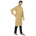 thumbnail image 2 of Atasi Ensemble Kurta-Pyjama Indien Uni pour Hommes Col Mandarin Kurta Décontracté Longue Tenue, 2 of 7