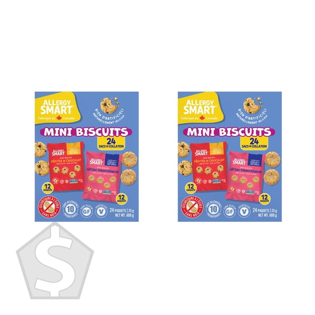 Allergy Smart Mini Cookies - Pack of 2
