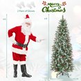 thumbnail image 3 of Costway 6 FT Pre-Lit Artificial Christmas Tree with 618 Snowy Branch Tips 280 LED Lights, 3 of 10