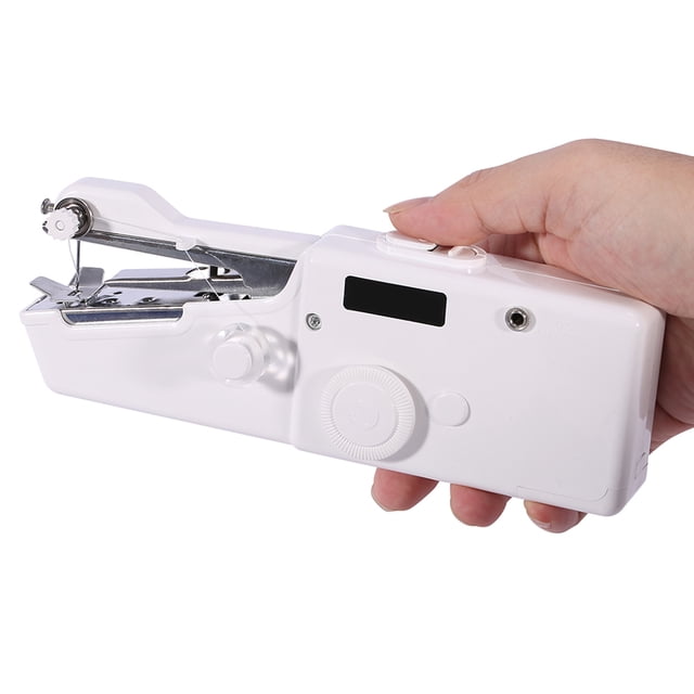 Mini Machine à Coudre Portative à Main, Point Unique Sans Fil Compacte et Légère pour Réparations et Retouches sur Place, avec Contrôle Précis de la Tension du Fil de Couture pour Débutants