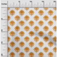 thumbnail image 1 of oneOone Silk Tabby Fabric Floral Block Printed Craft Fabric BTY 42 Inch Wide, 1 of 4