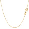 thumbnail image 1 of 10k Yellow Gold Rope Chain Necklace, 0.6mm, 18", 1 of 1