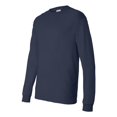 thumbnail image 4 of Hanes T-Shirt pour Hommes 5,2 oz COMFORTSOFT, Poids Lourd, 3TG, Bleu Marine Foncé, 4 of 5