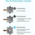 thumbnail image 2 of 4 Pack Joystick Replacement Kit for Meta Quest 3 Controller (12 in one), Repair Kit for Oculus Quest 3 Controller, Include 4 Joysticks, 4 Thumbstick Grips, T5 Screwdriver, Tweezer, Pry Tool, 2 of 6