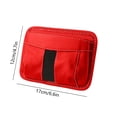 thumbnail image 3 of U-499 Red Red Automotive Storage Pouch Leather Material 17X12X2 Cm Hanging Bag #906fO, 3 of 6