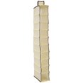 thumbnail image 1 of 10 Shelf Hanging Shoe Storage Organizer Hanging Shoe Shelves Collapsible Wardrobe Storage, 1 of 8