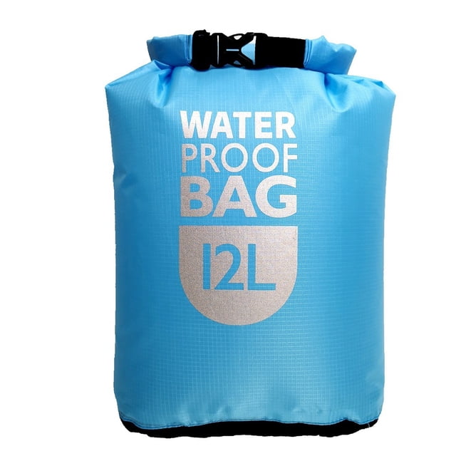 Outdoor 6L12L Dry Waterproof Sack Bag Swimming Rafting Kayak Boating Storage Bag Waterproof Index 3000mm High Quality Buckle
