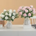 thumbnail image 1 of YAOMOBB Realistic Artificial Flowers Realistic Artificial Flower Long lasting Fake Rose Photo Prop Table Centerpiece Wedding Party No Wither No Watering, 1 of 7