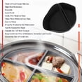 thumbnail image 2 of Silicone Slow Cooker Liner, Reusable Leakproof 2 in 1 Slow Cooker Divider Liner Slow Cooking Liner Fit for Crockpot 6QT Cooker Kitchen Accessories[Black], 2 of 9