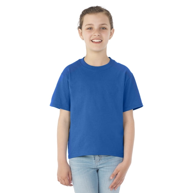 Jerzees T-Shirt à Manches Courtes pour Jeunes DRI-POWER Active, TG, Royal