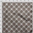 thumbnail image 4 of oneOone Rayon Brown Fabric Geometric Dress Material Fabric Print Fabric By The Yard 56 Inch Wide, 4 of 4