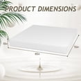 thumbnail image 2 of FDW King 10 Inch Medium-Firm Memory Foam Mattress, CertiPUR-US Certified, White, 2 of 7