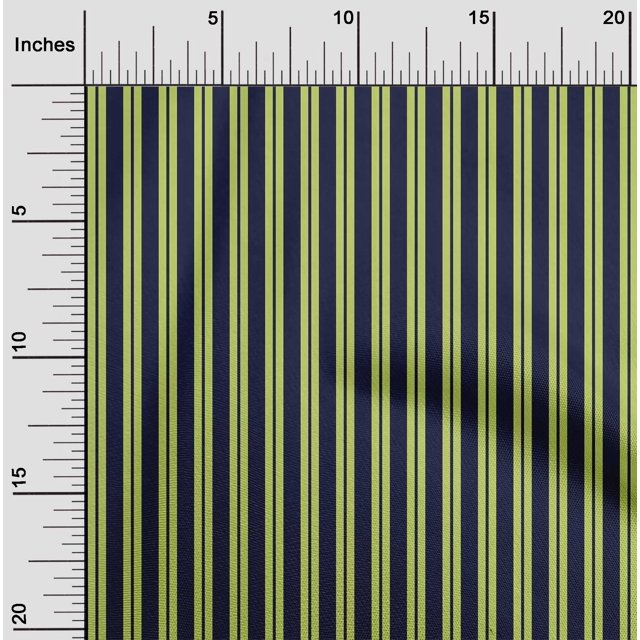 oneOone Organic Cotton Voile Fabric Shadow Stripe Printed Craft Fabric BTY 42 Inch Wide