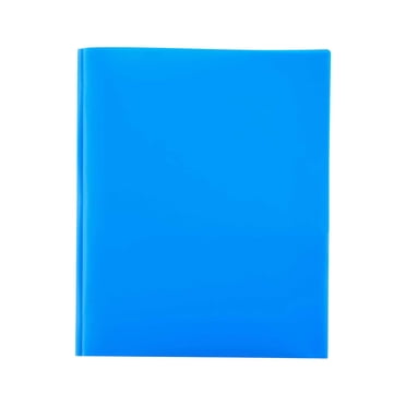 ZTTD Plastic Folders with Pockets and Prongs, 1 Pack, Letter Size, Flexible Plastic Folders with Prongs