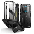 thumbnail image 1 of Dexnor for Samsung Galaxy S24 Plus Case with Built-in Slide Camera Cover & Screen Protector & Kickstand, Shockproof Rugged Case Full-Body Bumper Protective Cover for Galaxy S24 Plus 2024, Black, 1 of 7