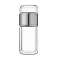 thumbnail image 1 of Bouteille en Verre Infuseur à Thé Isolée à Double Paroi / Filtre en Acier Inoxydable 304 / Verre Borosilicaté Résistant à la Chaleur et au Froid / Conception Étanche / Tasse d'Infusion Portable de 16 Oz pour Boissons Chaudes/froides, 1 of 2