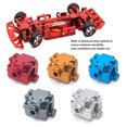 thumbnail image 2 of fastboy Aluminum Alloy Silent Performance Gear Box For 1/28 Wltoys K969 RC Car Part RC Car Accessories Replacement Parts titanium, 2 of 6