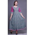 thumbnail image 2 of Bimba Robe Décontractée AnarkaliKurtiMaxi Imprimée IndianKurtisFor Women, 2 of 6