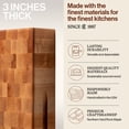 thumbnail image 3 of John Boos 18 by 18 by 3-Inch End Grain Maple Chopping Block, 3 of 11