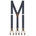 thumbnail image 1 of Buyless Fashion Suspenders For Men - 48" Adjustable Straps 1 1/4" - Y Back With Clips And Buttons, 1 of 7