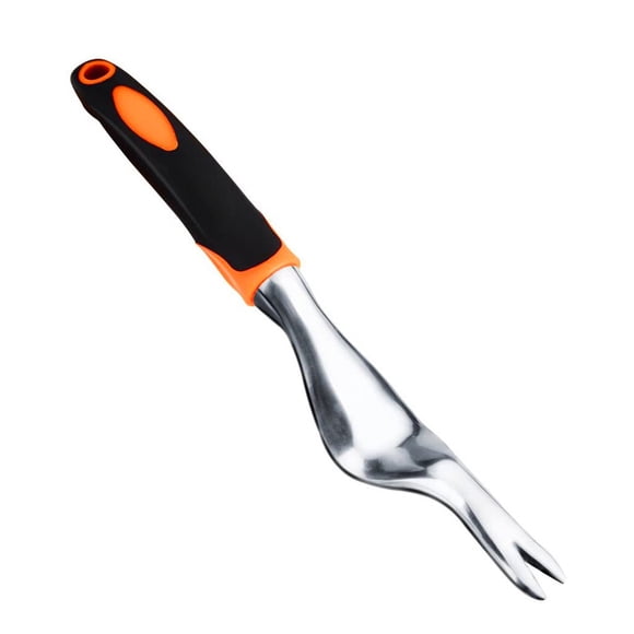Aqestyerly Heavy Duty Garden Weeder Tool Manual Root Removal Tool with Ergonomic Handle Outdoor Gardening Weeding Hand Tool HWRETIE