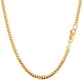 thumbnail image 1 of 14k Yellow Gold Gourmette Chain Necklace, 3.0mm, 22", 1 of 1
