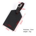 thumbnail image 4 of Luggage Tag Personalized Travel Suitcase Name Address ID Baggage Label Address Holder Portable Boarding Tags Travel Accessories Red, 4 of 6