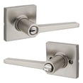 thumbnail image 1 of Weiser Safe Lock Daylon Keyed Entry Door Lever with SmartKey in Satin Nickel, 1 of 4