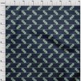 thumbnail image 3 of oneOone Polyester Lycra Fabric Stripe & Check Kasuri Fabric Prints By Yard 56 Inch Wide, 3 of 4