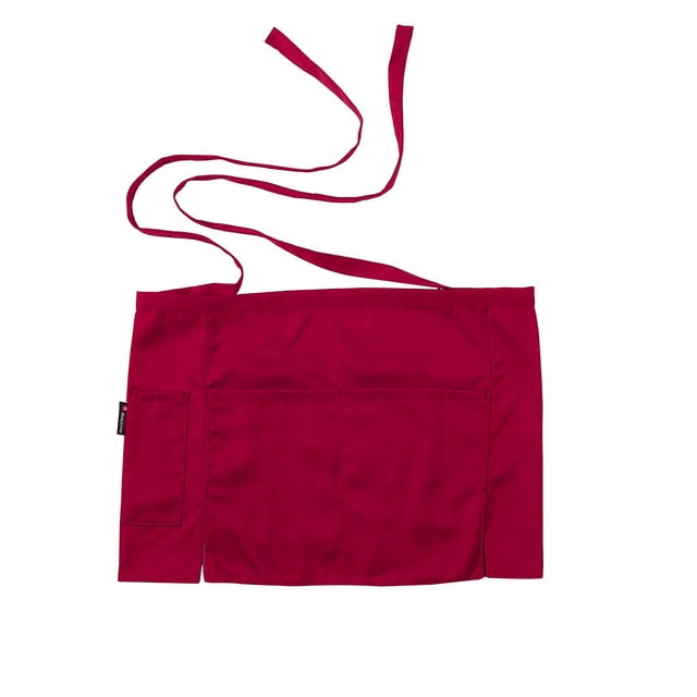 Tablier Court Unisexe pour Hôtels et Restaurants en Polyester avec Double Poches