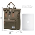 thumbnail image 2 of KAUKKO Stylish Oxford Fabric Backpack Travel Rucksack lightweight Hiking Bag Satchel, 2 of 5