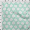 thumbnail image 4 of oneOone Velvet Aquamarine Fabric Asian Ikat Sewing Craft Projects Fabric Prints By Yard 58 Inch Wide, 4 of 4