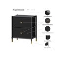 thumbnail image 3 of DECOMOMO Table de Chevet avec Tiroirs / 2 Niveaux / Table d'Appoint avec Paniers de Rangement, 3 of 5