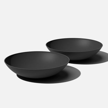 Veradek Pure Series Lane Bowl 32" Planter 2 Pack Black