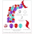 thumbnail image 2 of Mermaid Balloon Arch Kit Fish Tail Balloon Garland Kit Theme Party Decorations for Wedding Birthday Party Decor, 2 of 7