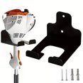 thumbnail image 2 of Garage Organizer Trimmer Rack, Garden Power Tool Hanger Weed Whackers Holder Wall Mounted for Grass Trimmer, Hedge Trimmer, Garage Trimmer, Garden Tools,2 Pack black, 2 of 5